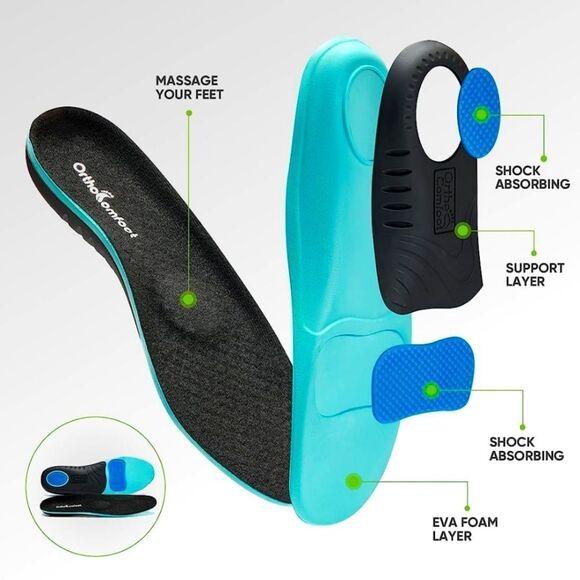 (S-3771) Orthocomfoot Women's Slip On Shoes with Arch Support Sz 39 (8.5) - Picture 6 of 15